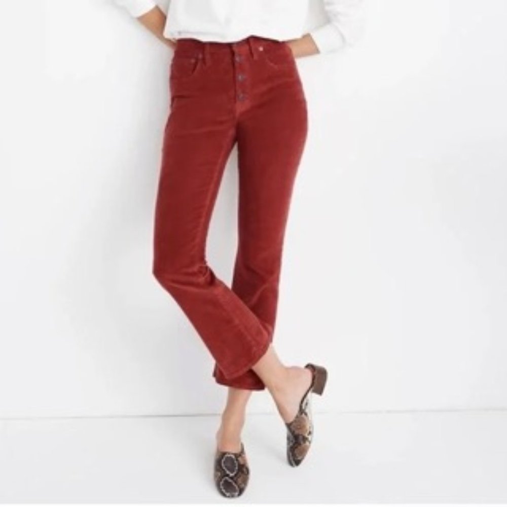 Madewell Cali Demi-Boot Jeans in Corduroy: Button Front Edition 24